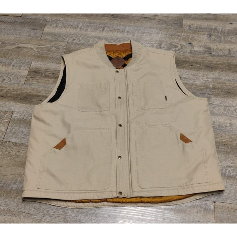 Legendary Whitetails Men's Concealed Carry Canvas Cross Trail Vest Sz 4XL ~31in